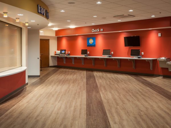 row of countertops at new holland church