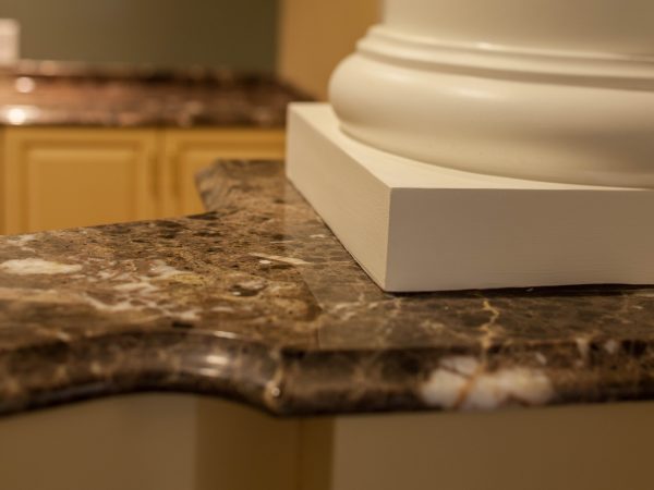 marble countertop installation at nursing home