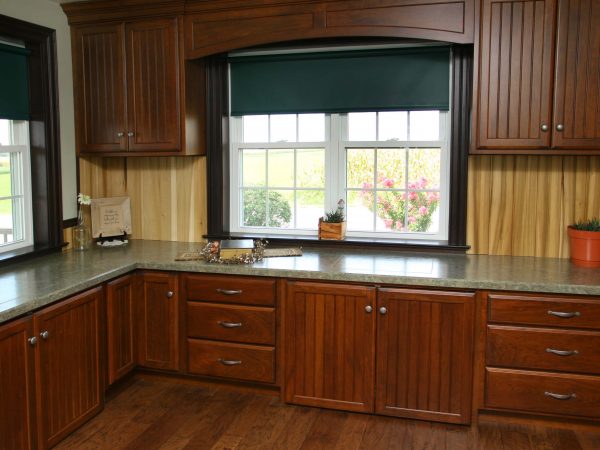 dark wood new kitchen cabinets