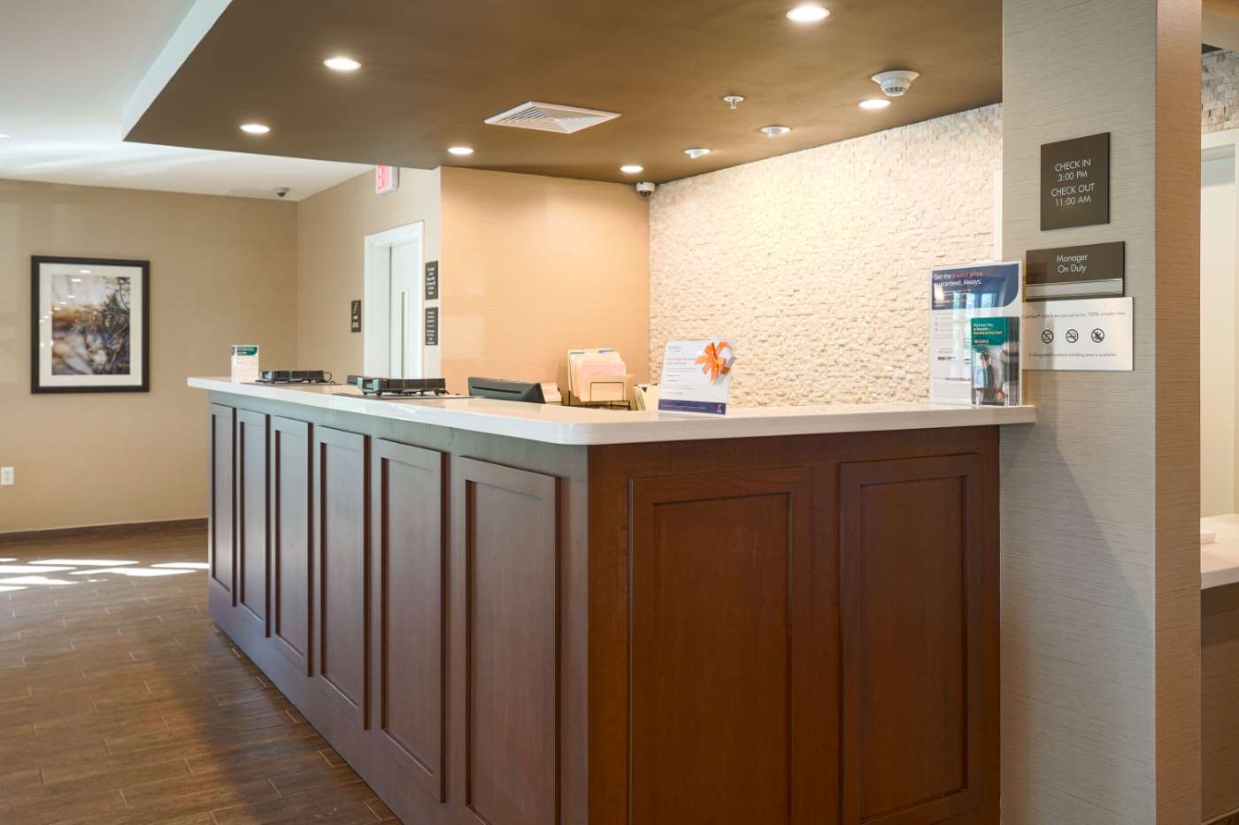 Comfort Inn Custom Laminate Gap PA Kauffman Kitchens