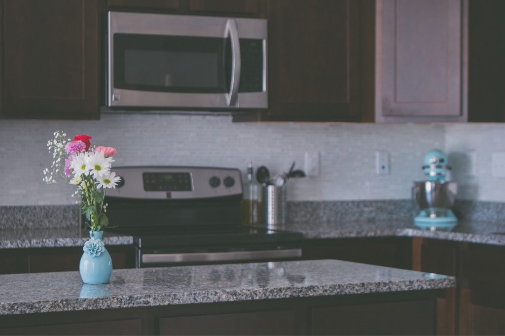 new granite countertop installation