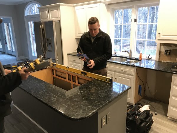 kitchen island repair and installation services