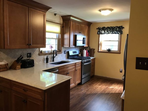 new marble kitchen countertop