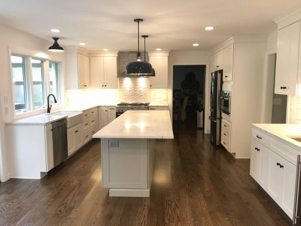 white kitchen makeover