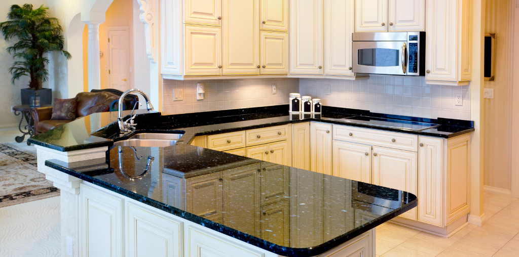 White Kitchen & Bathroom Granite Countertop Installation in Lancaster PA