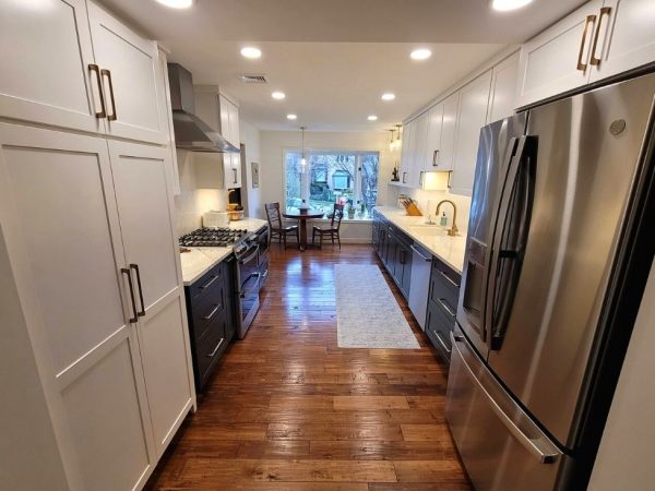 Galley kitchen remodel idea