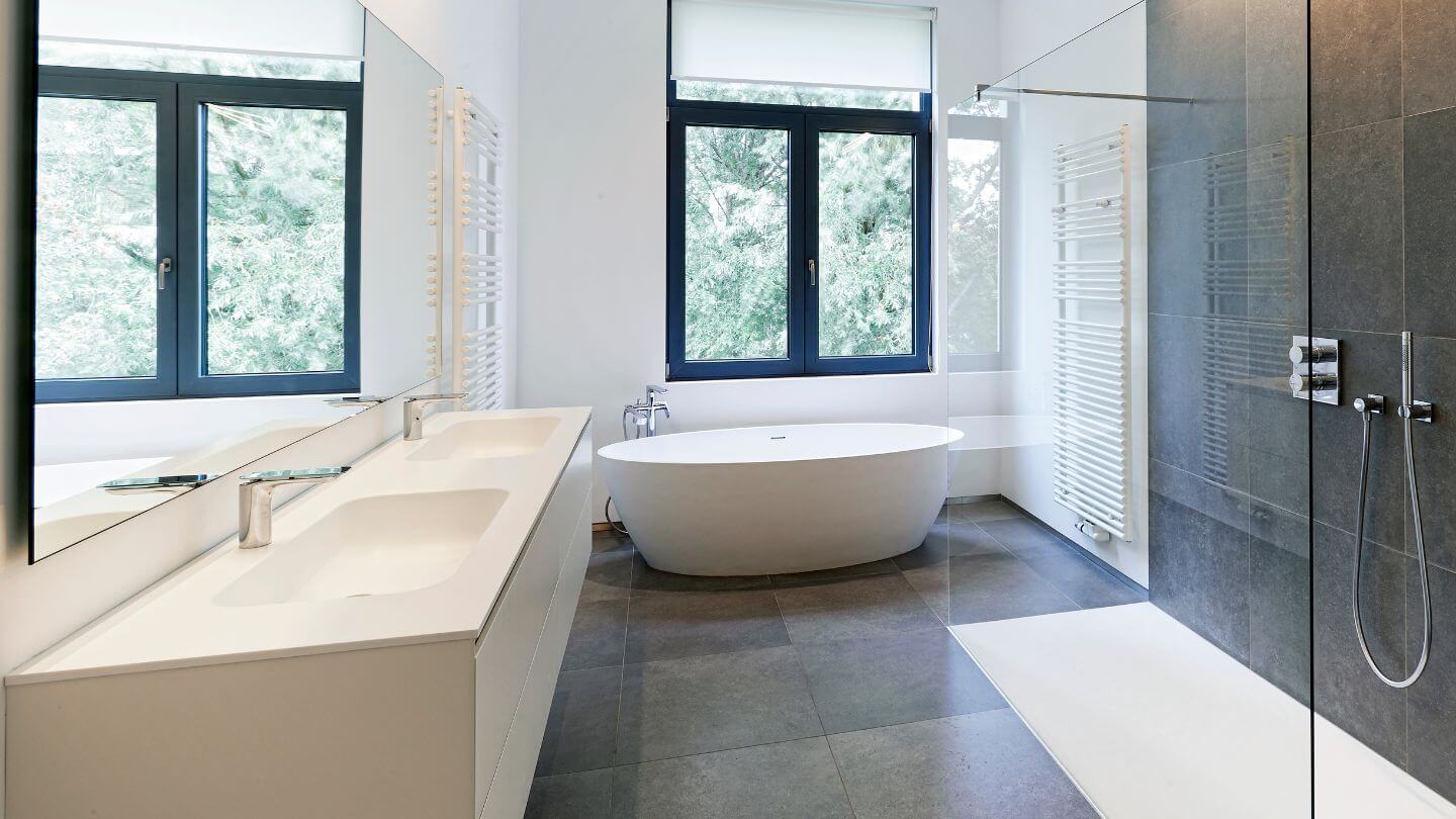 The Truth About Corian Bathroom Vanity Tops - Kauffman Kitchens