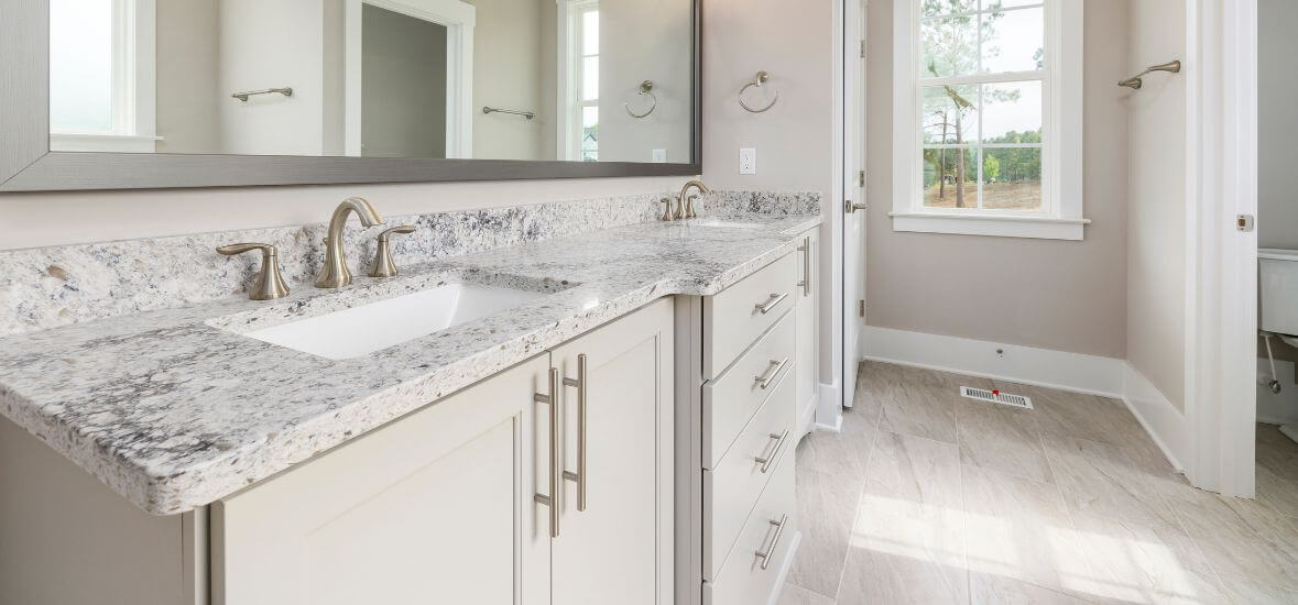 The Truth About Corian Bathroom Vanity Tops - Kauffman Kitchens
